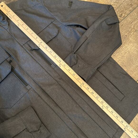 Michael Kors Men's Guilford Soft Shell Jacket Grey Size M - Picture 4 of 11